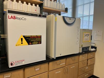 Fridge and 60C oven