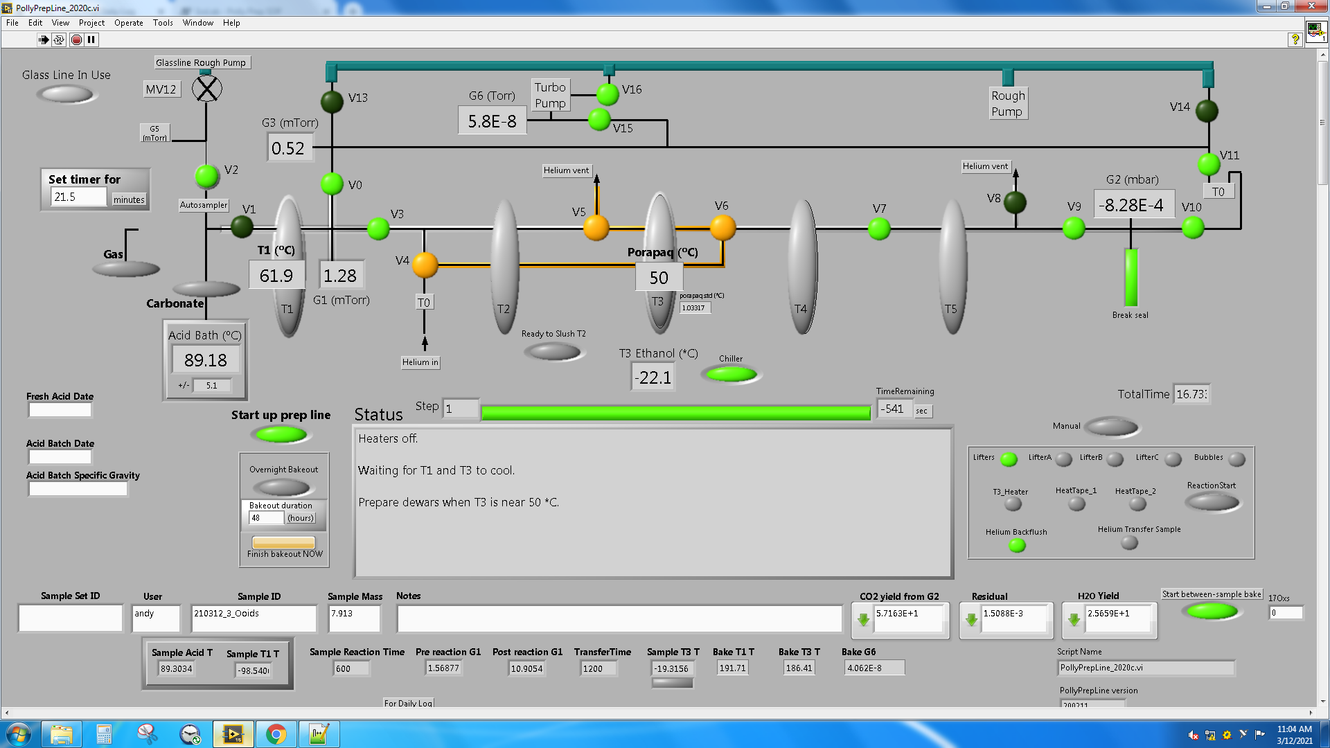 National Instruments Labview Polly Prepline diagram