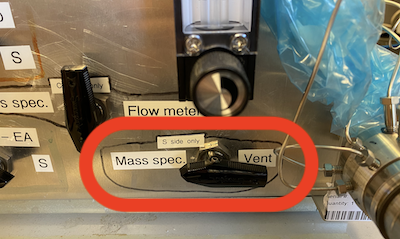 mass spec or vent valve